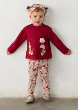 Load image into Gallery viewer, PRE ORDER - NEW AW26 Mayoral Girls Leggings Set with Headband 2780 Red/69