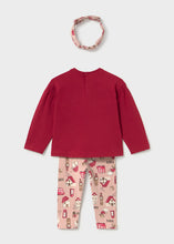 Load image into Gallery viewer, PRE ORDER - NEW AW26 Mayoral Girls Leggings Set with Headband 2780 Red/69