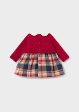 Load image into Gallery viewer, PRE ORDER - NEW AW26 Mayoral Baby Tartan Dress 2801 RED/11