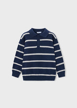Load image into Gallery viewer, NEW AW26 Mayoral Boys Knitted Polo 4101 NAVY/82