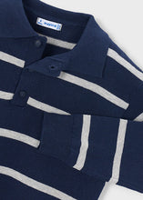 Load image into Gallery viewer, NEW AW26 Mayoral Boys Knitted Polo 4101 NAVY/82