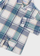 Load image into Gallery viewer, NEW AW26 Mayoral Boys Checked Shirt 4102 BLUE/76