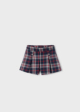 Load image into Gallery viewer, PRE ORDER - NEW AW26 Mayoral Girls Checked Shorts Set 4229/131 NAVY/36/45