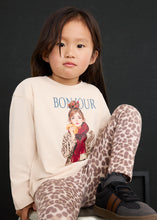 Load image into Gallery viewer, NEW AW26 Mayoral Girls Bonjour Leggings Set 4734 CHESTNUT/75