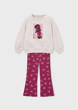 Load image into Gallery viewer, NEW AW26 Mayoral Girls Flared Leggings Set 4738 RED/79