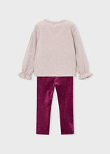 Load image into Gallery viewer, PRE ORDER - NEW AW26 Mayoral Girls Velvet Leggings Set 4739 RED/59
