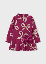 Load image into Gallery viewer, NEW AW26 Mayoral Girls Knit Dress with Handbag 4912 RED/11