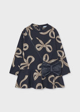 Load image into Gallery viewer, NEW AW26 Mayoral Girls Knit Dress with Handbag 4912 NAVY/12