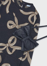 Load image into Gallery viewer, NEW AW26 Mayoral Girls Knit Dress with Handbag 4912 NAVY/12