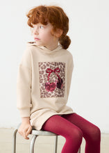 Load image into Gallery viewer, NEW AW26 Mayoral Girls Hooded Jumper Dress 4916 BEIGE/25