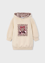 Load image into Gallery viewer, NEW AW26 Mayoral Girls Hooded Jumper Dress 4916 BEIGE/25