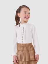 Load image into Gallery viewer, NEW AW23 Mayoral Girls Suede Skirt Set 4196/4903