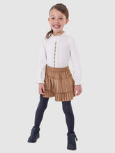 Load image into Gallery viewer, NEW AW23 Mayoral Girls Suede Skirt Set 4196/4903