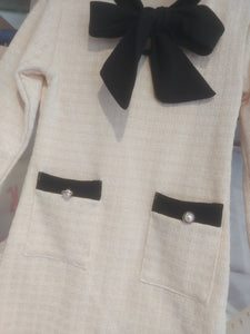 NEW AW23 Chanel Style Emelia Dress NUDE