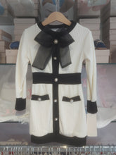 Load image into Gallery viewer, NEW AW23 Chanel Style Olivia Dress CREAM/BLACK