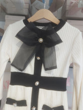 Load image into Gallery viewer, NEW AW23 Chanel Style Olivia Dress CREAM/BLACK