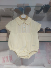 Load image into Gallery viewer, NEW SS24 Mintini Lemon Smocked Romper MB5745