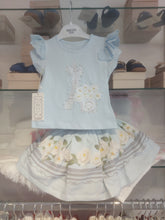 Load image into Gallery viewer, NEW SS24 NeonKids Blue Paris Skirt Set