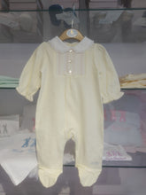 Load image into Gallery viewer, NEW SS24 Mintini Lemon Smocked Babygrow MB5627