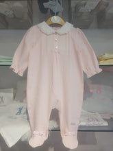 Load image into Gallery viewer, NEW SS24 Mintini Pink Smocked Babygrow MB5620