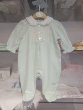 Load image into Gallery viewer, NEW SS24 Mintini Mint Smocked Babygrow MB5634