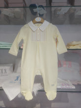 Load image into Gallery viewer, NEW SS24 Mintini Lemon Smocked Babygrow MB5744
