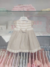 Load image into Gallery viewer, NEW SS24 Juliana Girls Beige Dress 24132