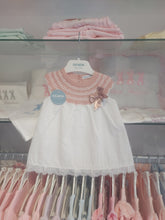 Load image into Gallery viewer, NEW SS24 Juliana Girls Dusky Pink/White Dress 24101