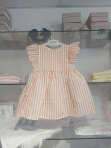 NEW SS24 Rapife Orange Striped Dress 5291