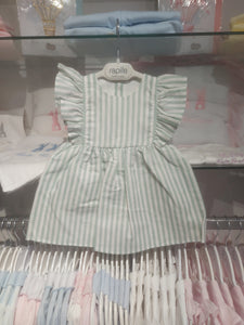 NEW SS24 Rapife Green Striped Dress 5291
