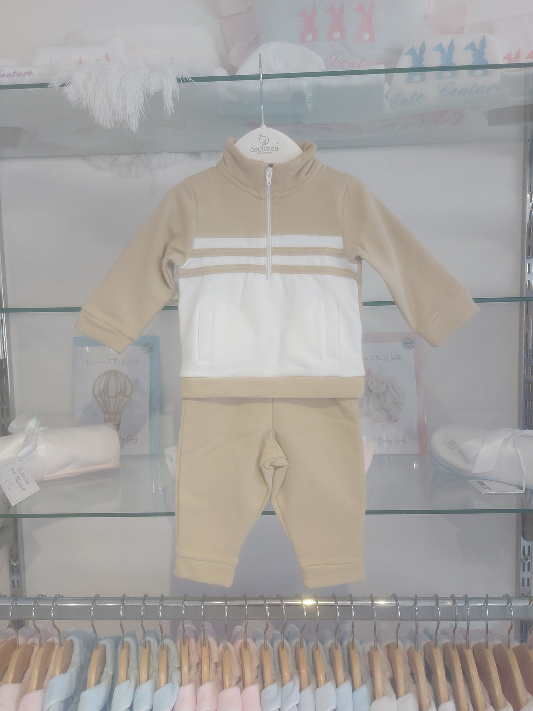 NEW AW24 Deolinda Marty Tracksuit Beige 24909