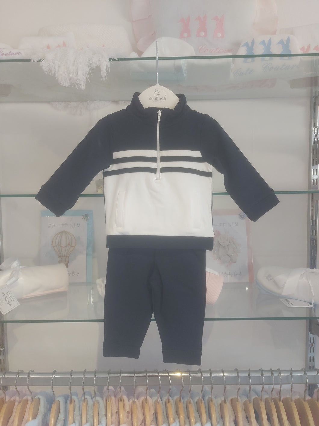 NEW AW24 Deolinda Marty Tracksuit Navy 24909