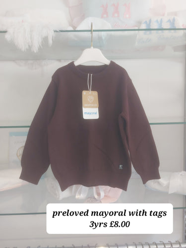 PRELOVED Mayoral Jumper 3yrs JB01