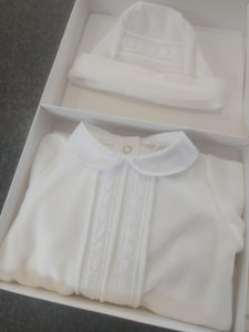 NEW AW24 Deolinda Lace Hospital Set Ivory 242602B