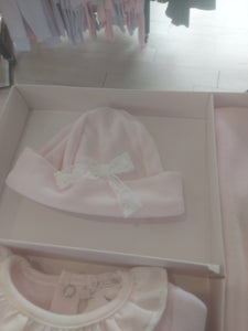 NEW AW24 Deolinda Lace Hospital Set Baby Pink 242605B