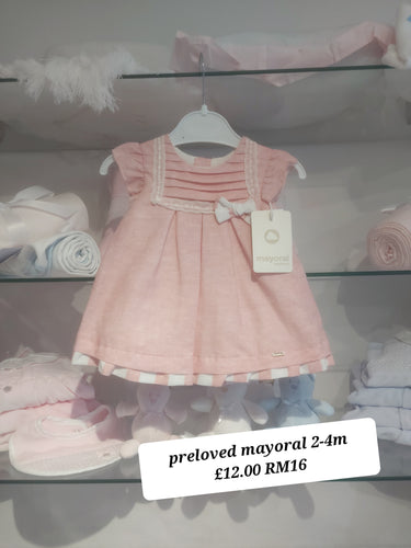 PRELOVED Mayoral Dress 2-4m RM16