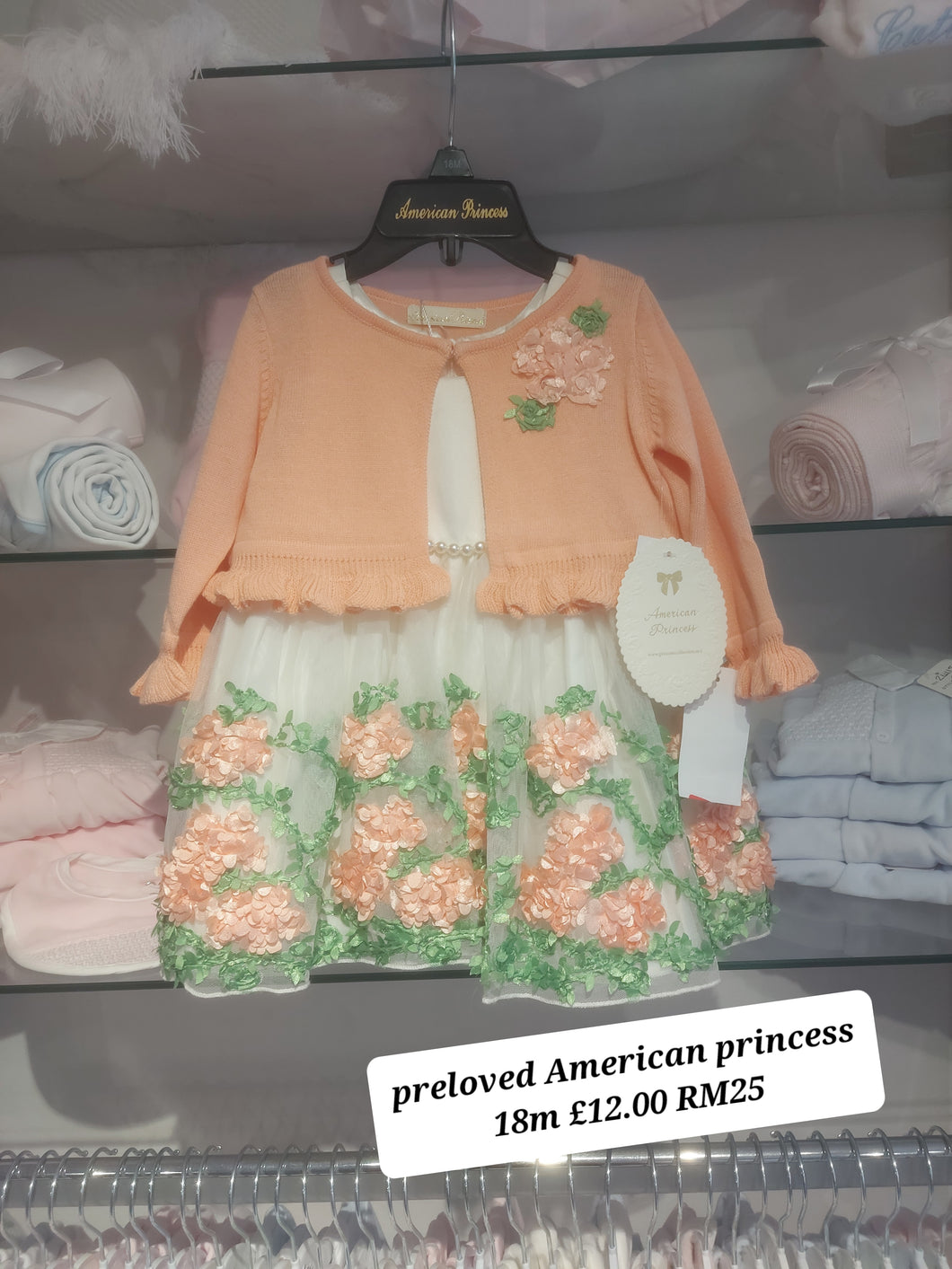 PRELOVED American Princess Dress set 18m RM25