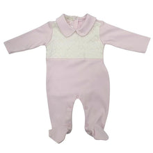 Load image into Gallery viewer, NEW AW25 Pink Smocked Babygrow 10103 PINK