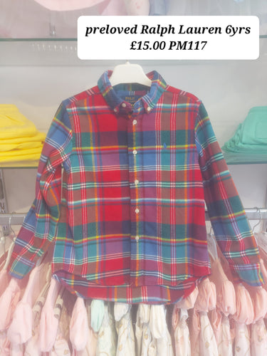 PRELOVED Preloved Ralph Lauren Shirt 6yrs PM117