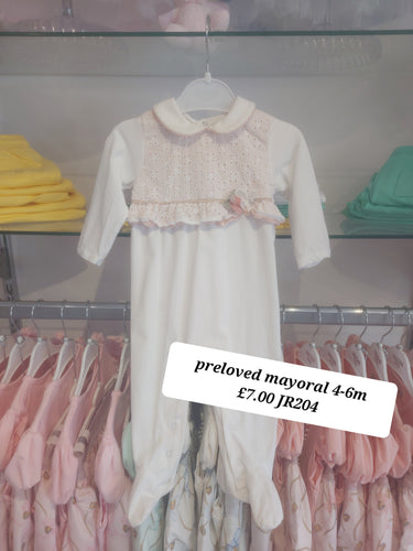 PRELOVED Preloved Mayoral Babygrow 4-6m JR204