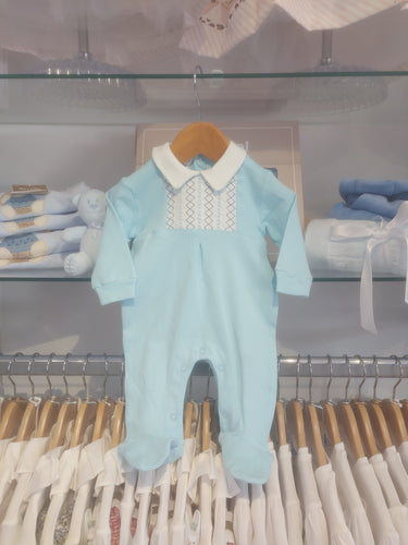 NEW AW25 Smocked Babygrow 10083