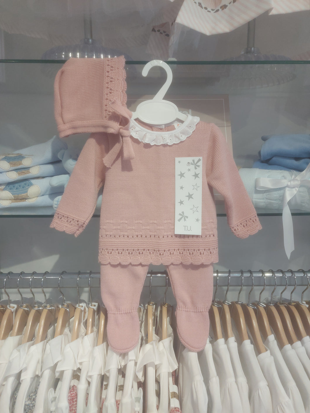 NEW AW25 Knitted Outfit with Bonnet 1136