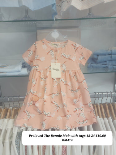 PRELOVED The Bonnie Mob dress with tags 18-24 RM414