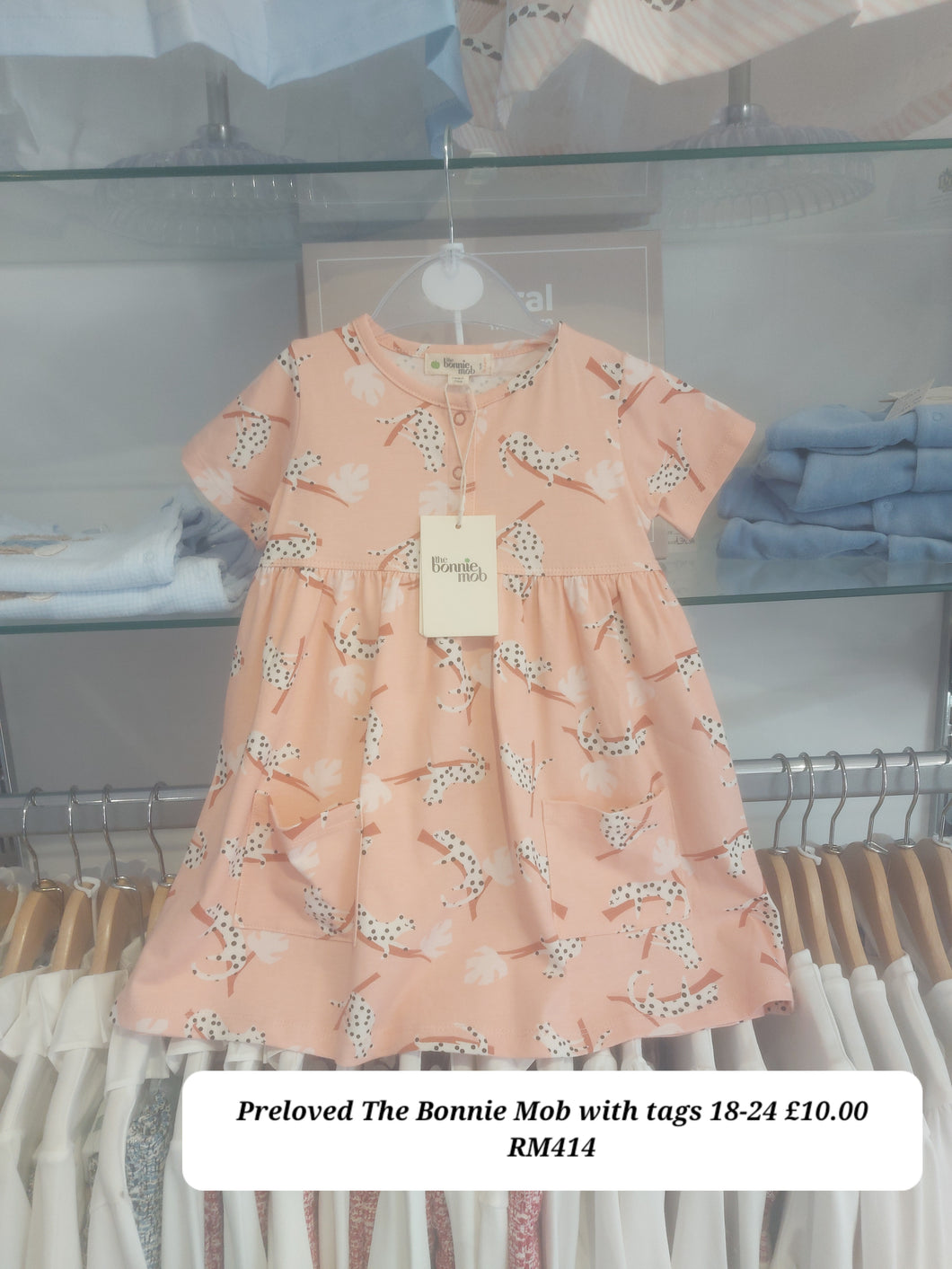 PRELOVED The Bonnie Mob dress with tags 18-24 RM414