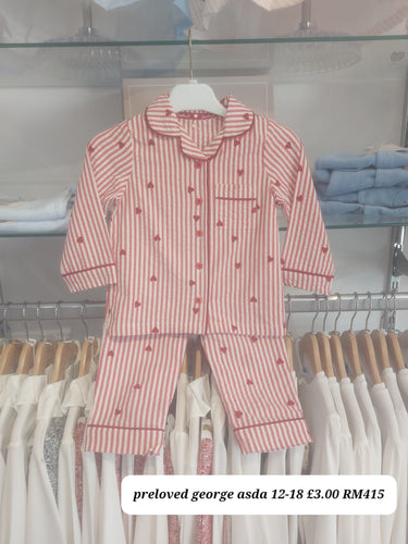 PRELOVED George Heart Pjs 12-18 RM415