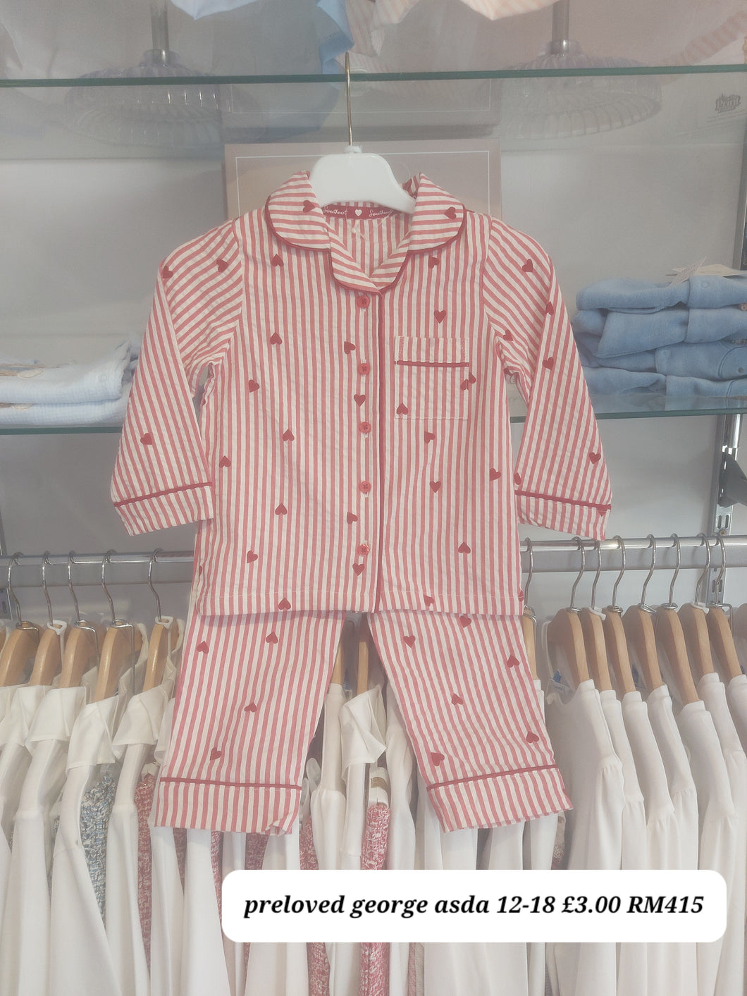 PRELOVED George Heart Pjs 12-18 RM415