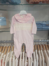 Load image into Gallery viewer, NEW AW25 Pink Smocked Babygrow 10102 Pink