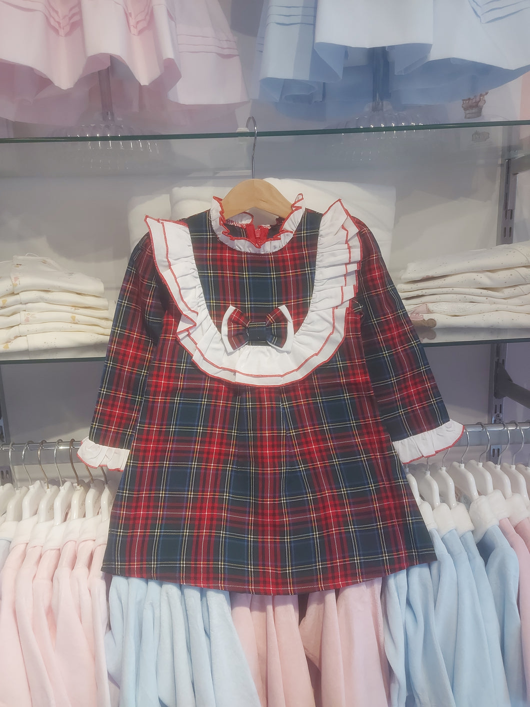 NEW AW25 Red/Green Tartan Dress