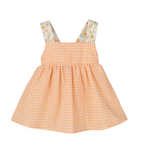 Load image into Gallery viewer, PRE ORDER - NEW SS24 Calamaro Girls Peach Dress 21266