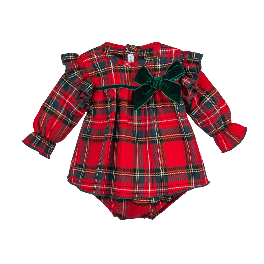 NEW AW24 Calamaro Tartan Dress Set 22074